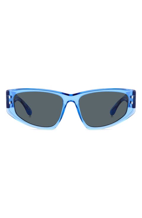 57mm Rectangle Sunglasses