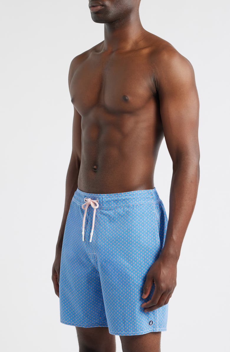 johnnie-O Madeira Swim Trunks, Alternate, color, Bluejay