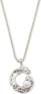 Classicharms Nicole Molten C Hoop Pendant Necklace