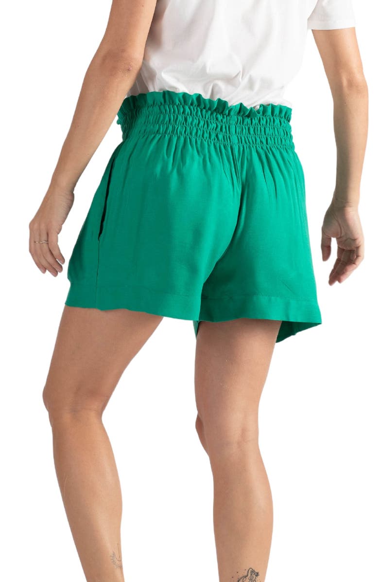 Cache Coeur Maternity shorts Nubie, Alternate, color, Green
