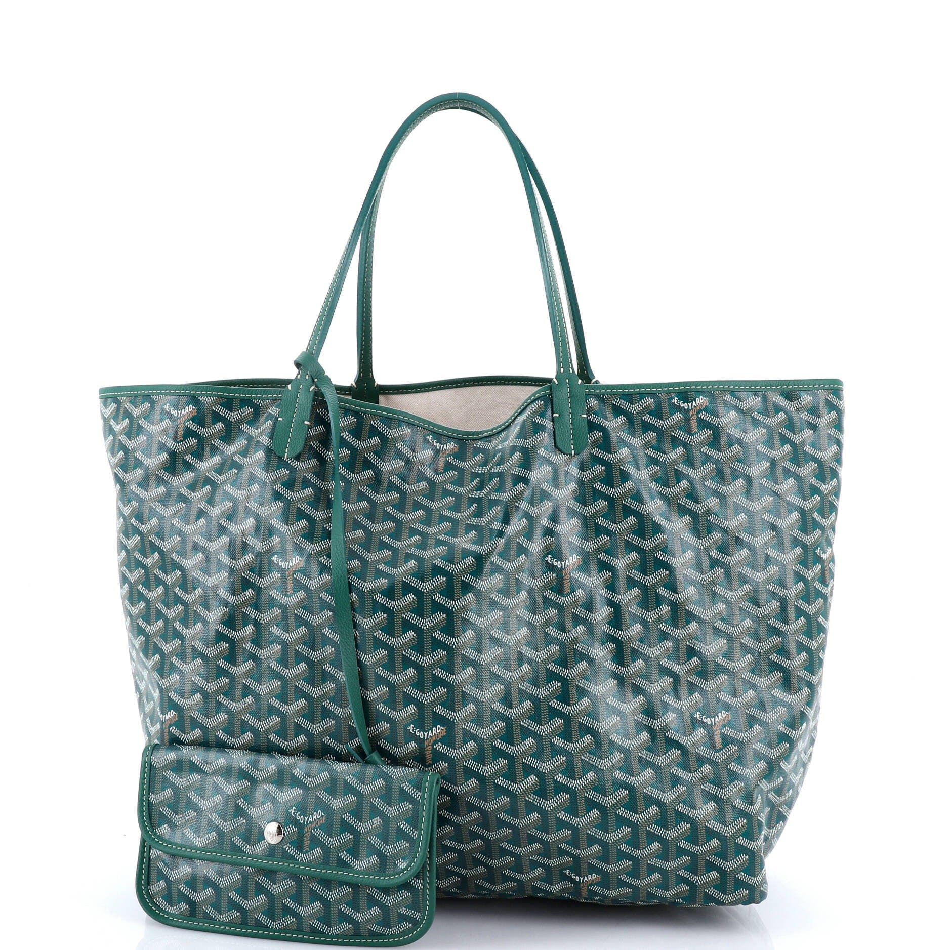 Pre-Owned Goyard Saint Louis Tote Coated Canvas GM, Alternate, color, 