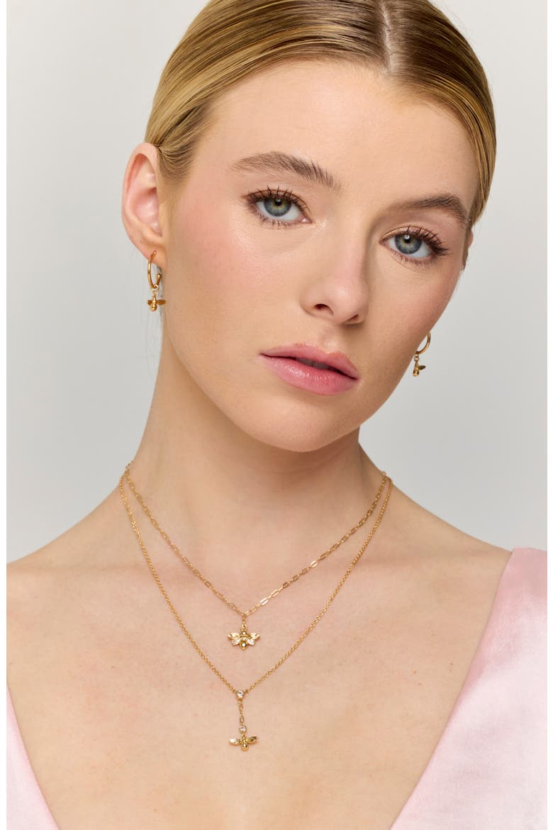 Chains of Nectar Necklace, Alternate, color, GOLD