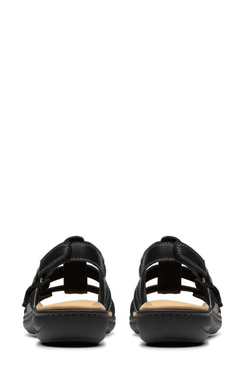 Clarks ® Laurieann Ivy Sandal In Black Leather