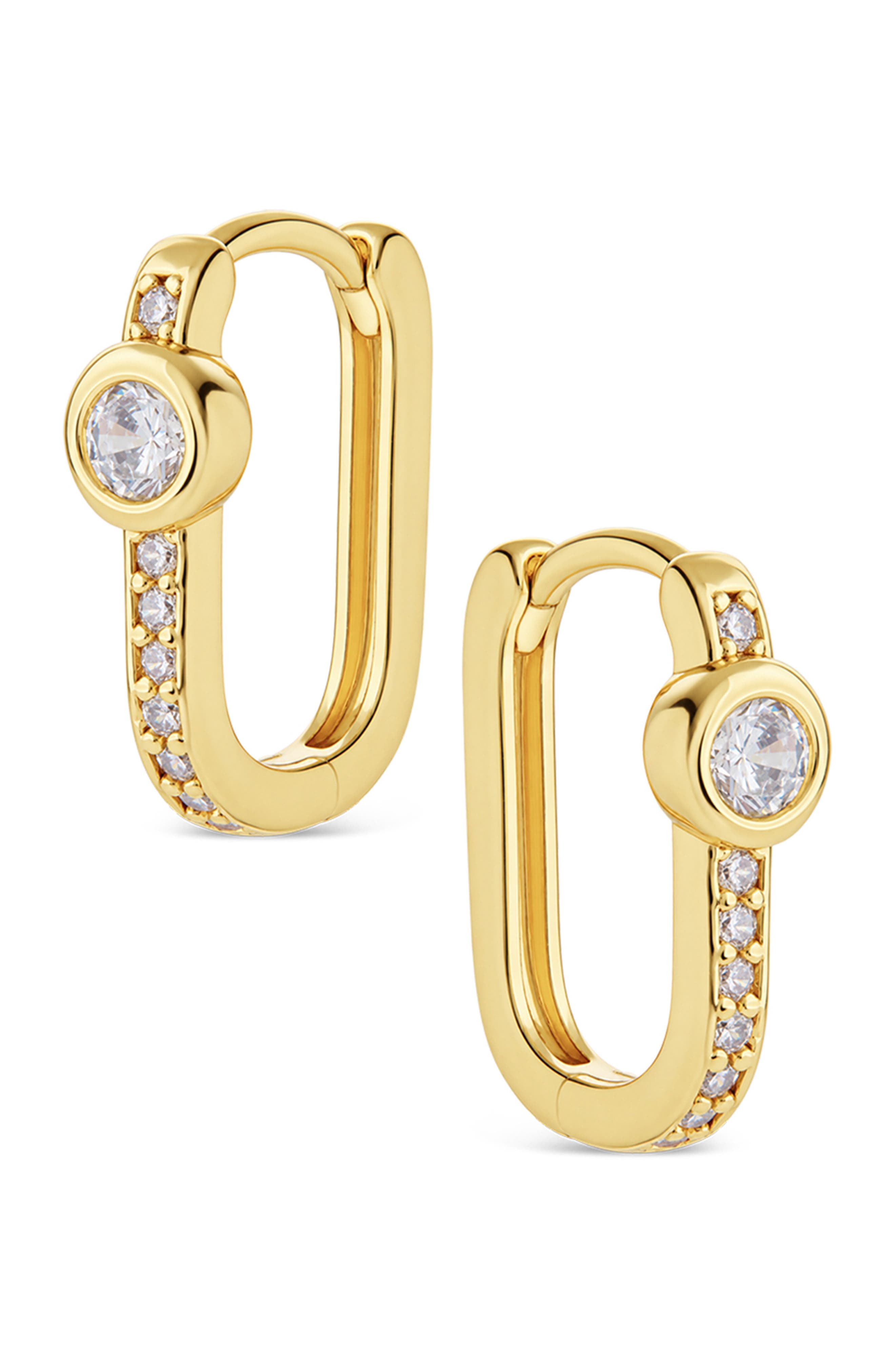 Evil Eye Square Hoop Earrings