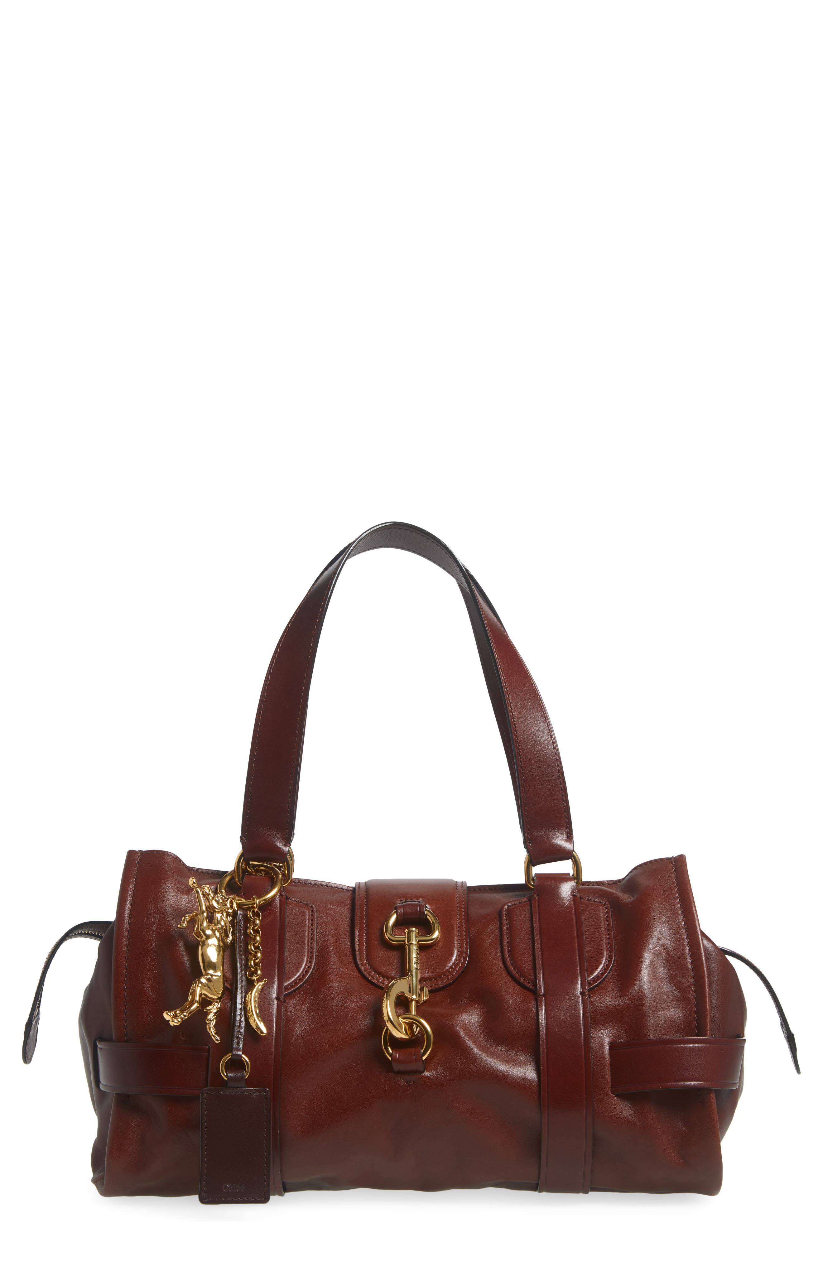 Chloé Medium Kerala 25 Leather Handbag, Main, color, 