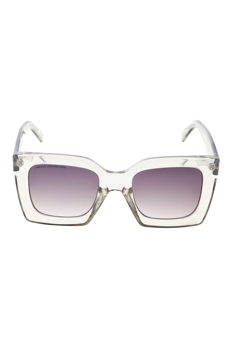 51mm Gradient Square Sunglasses, Main, color, CHAMPAGNE