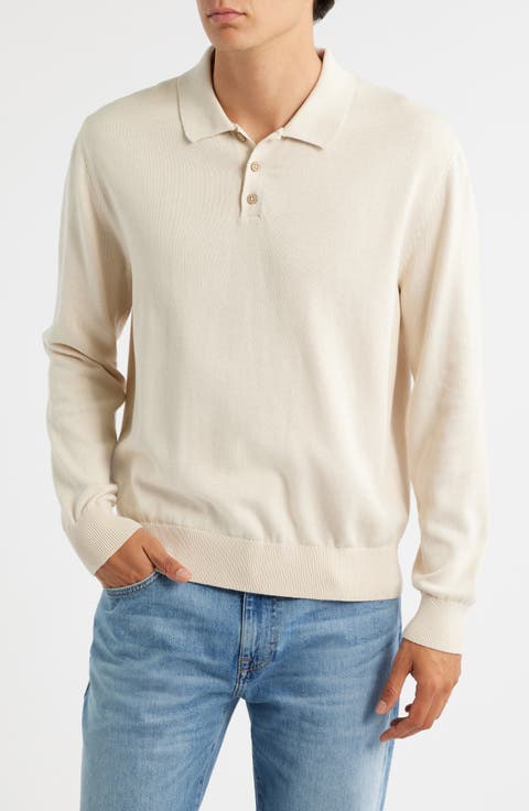 Feather Organic Cotton Polo Sweater