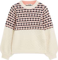 Scotch & Soda Kids' Color Block Crewneck Pullover