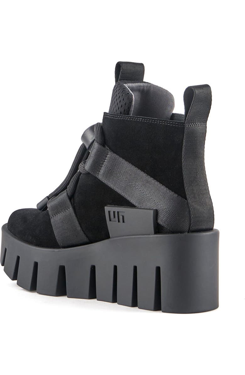 United Nude Grip Nomad Lo Platform Lug Bootie, Alternate, color, Black