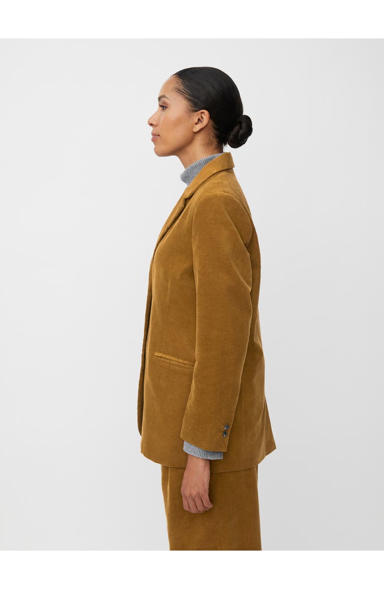 Masai Copenhagen MaJaxi Long Sleeve Corduroy Blazer, Alternate, color, Breen