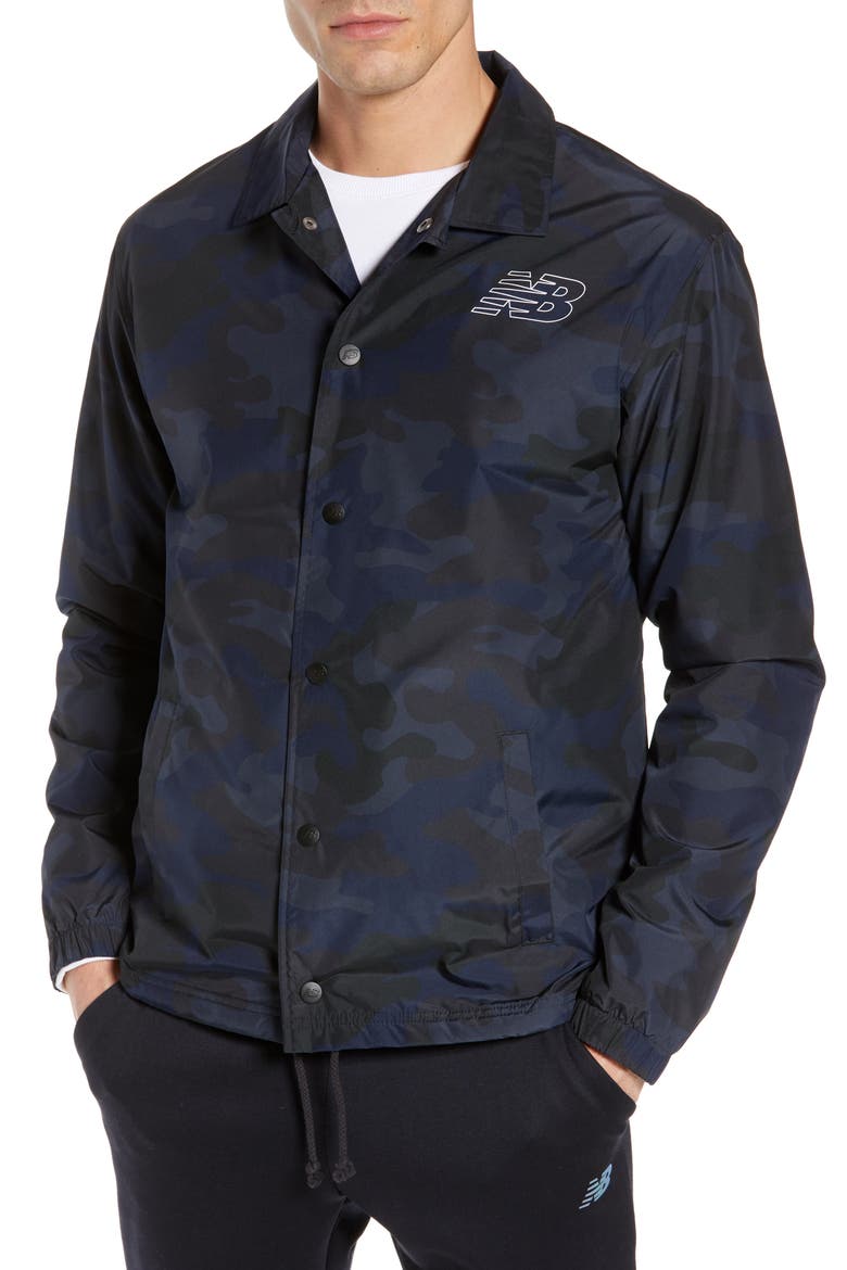 Classic Coach's Jacket, Alternate, color, BLACK MULTI
