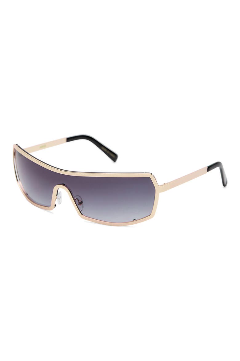 Shield Sunglasses, Main, color, GOLD