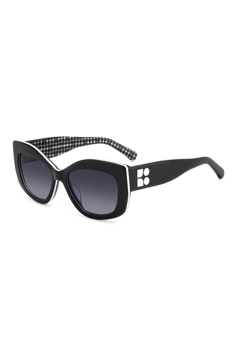 Frida 54mm Gradient Square Sunglasses, Alternate, color, 0807-9O