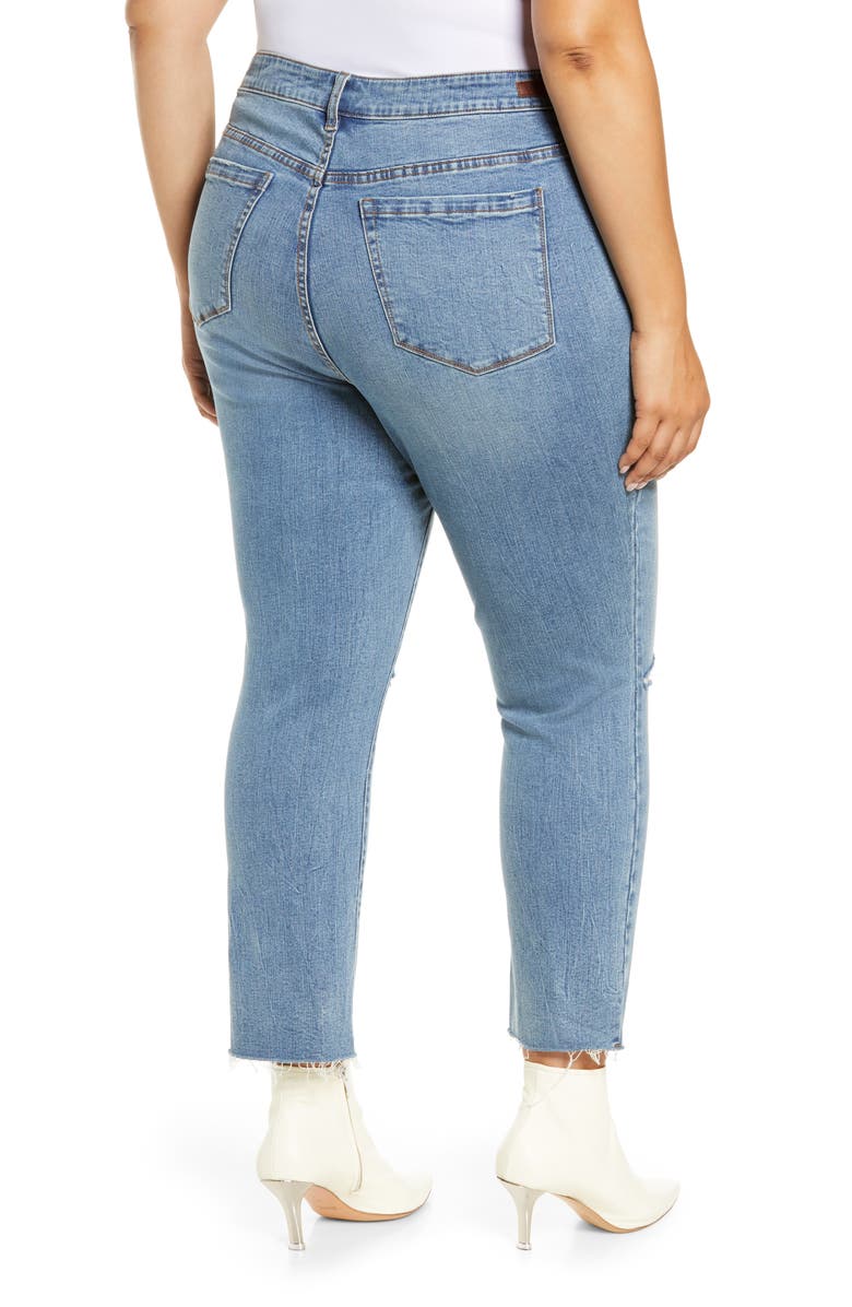 BLANKNYC Madison Distressed Straight Leg Ankle Jeans, Alternate, color, 