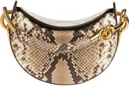 Burberry Bridle Snake Embossed Leather Clutch