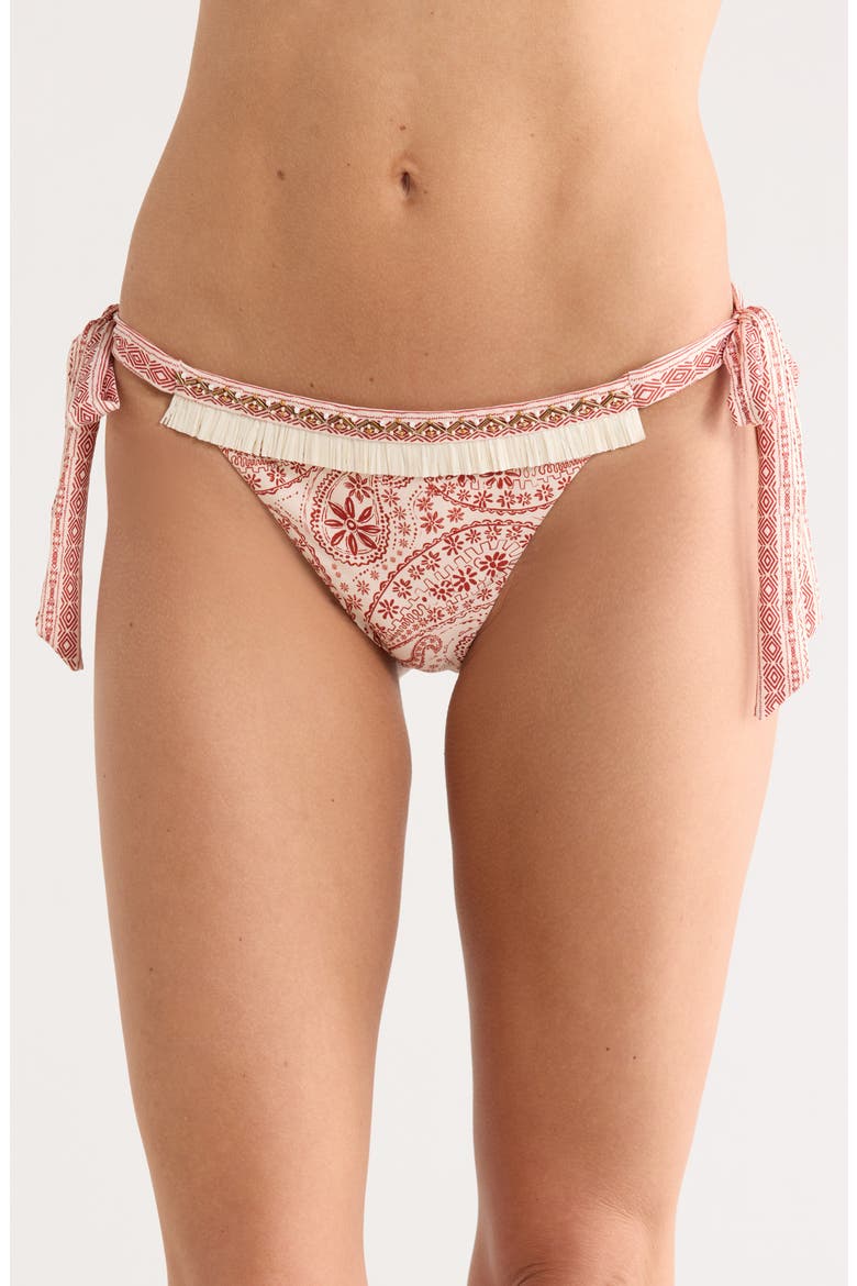 Side Tie Bikini Bottoms, Main, color, CHILI
