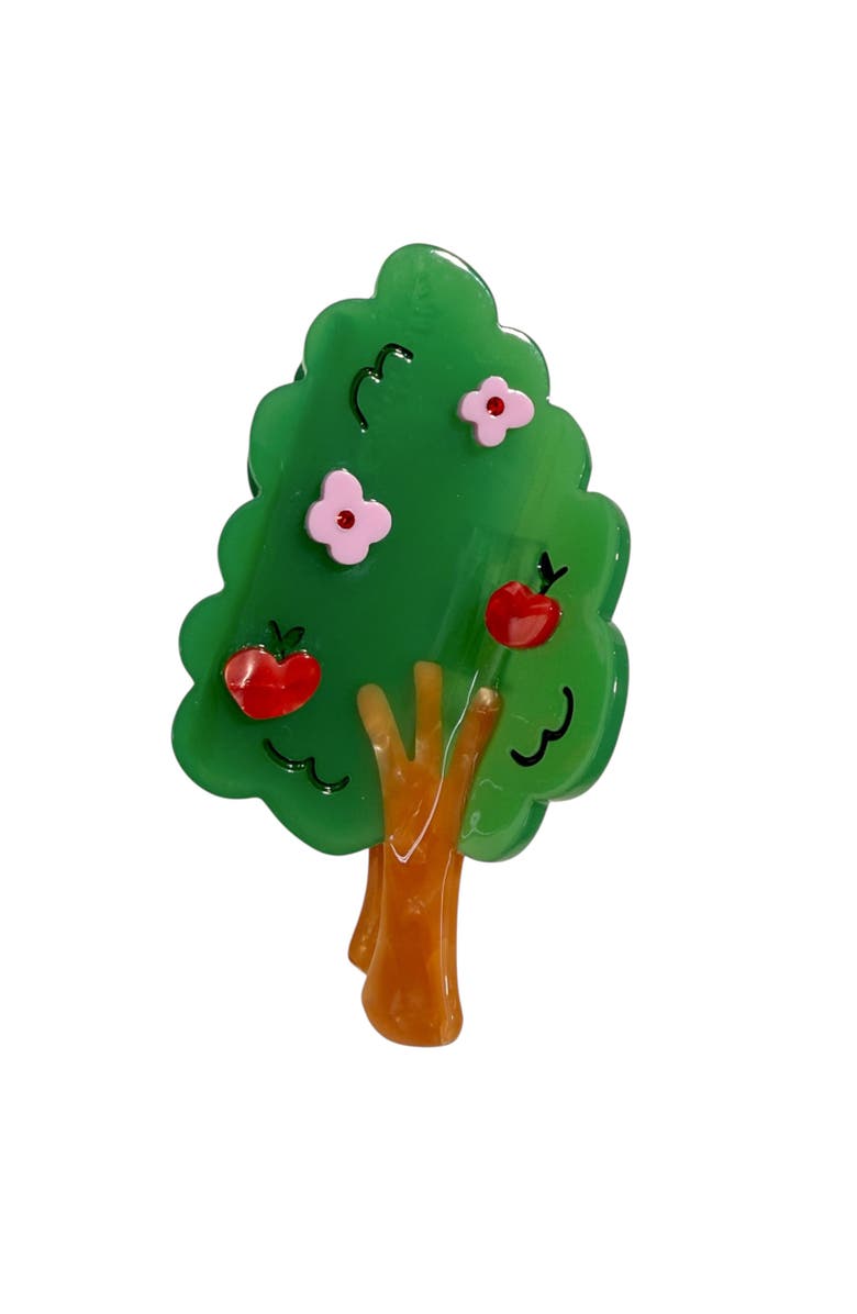 Centinelle Tree Hair Claw, Main, color, Green