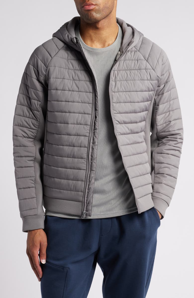 Zella Hybrid Hooded Jacket, Main, color,