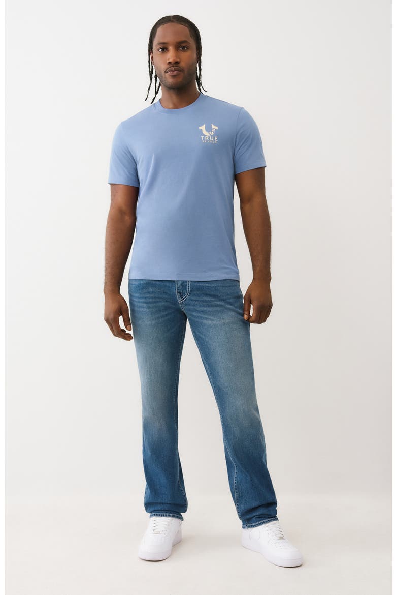 Mixed Logo Graphic T-Shirt, Alternate, color, CORONET BLUE