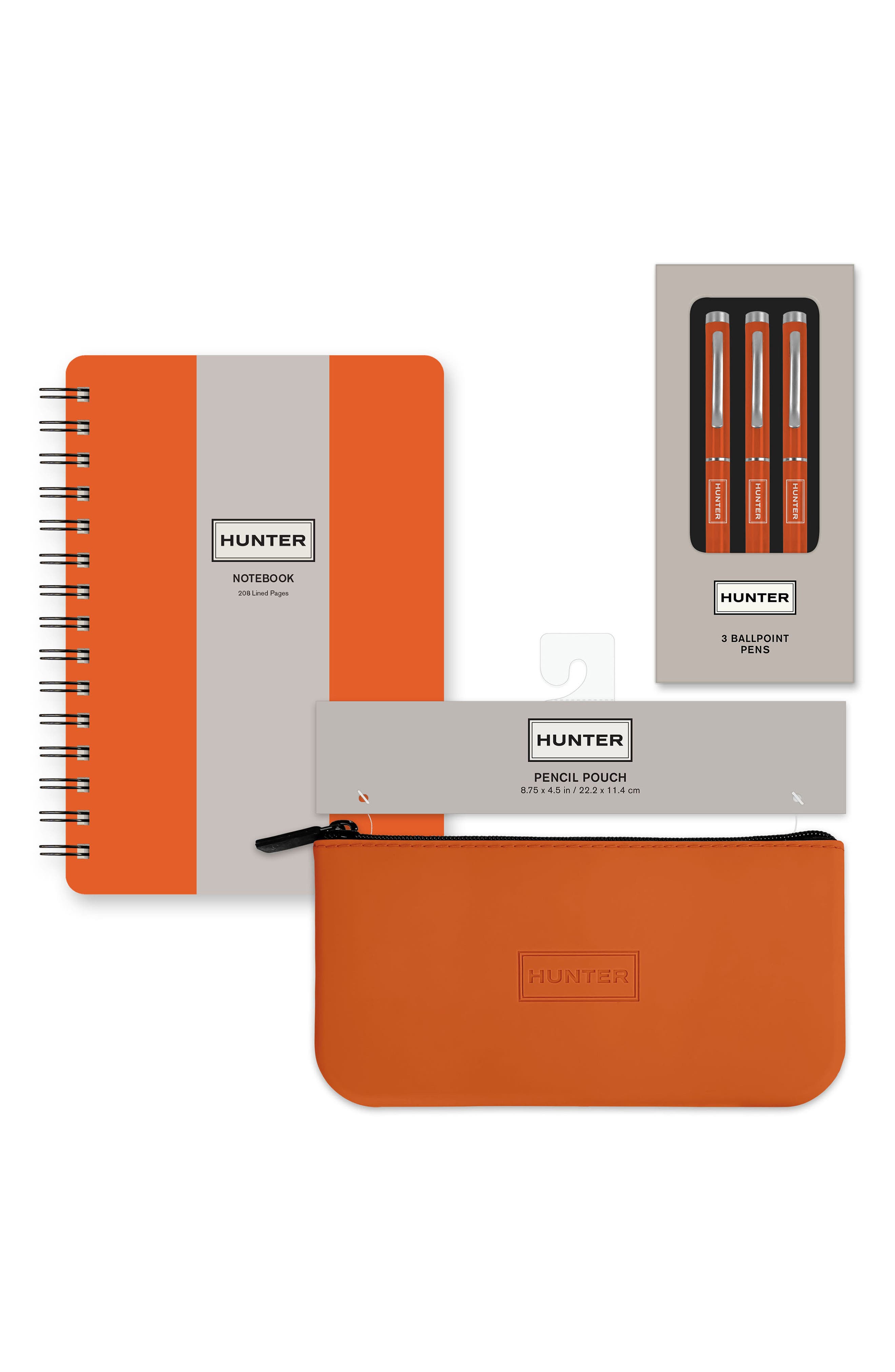 Tangerine Hunter 5-Piece Stationery Set