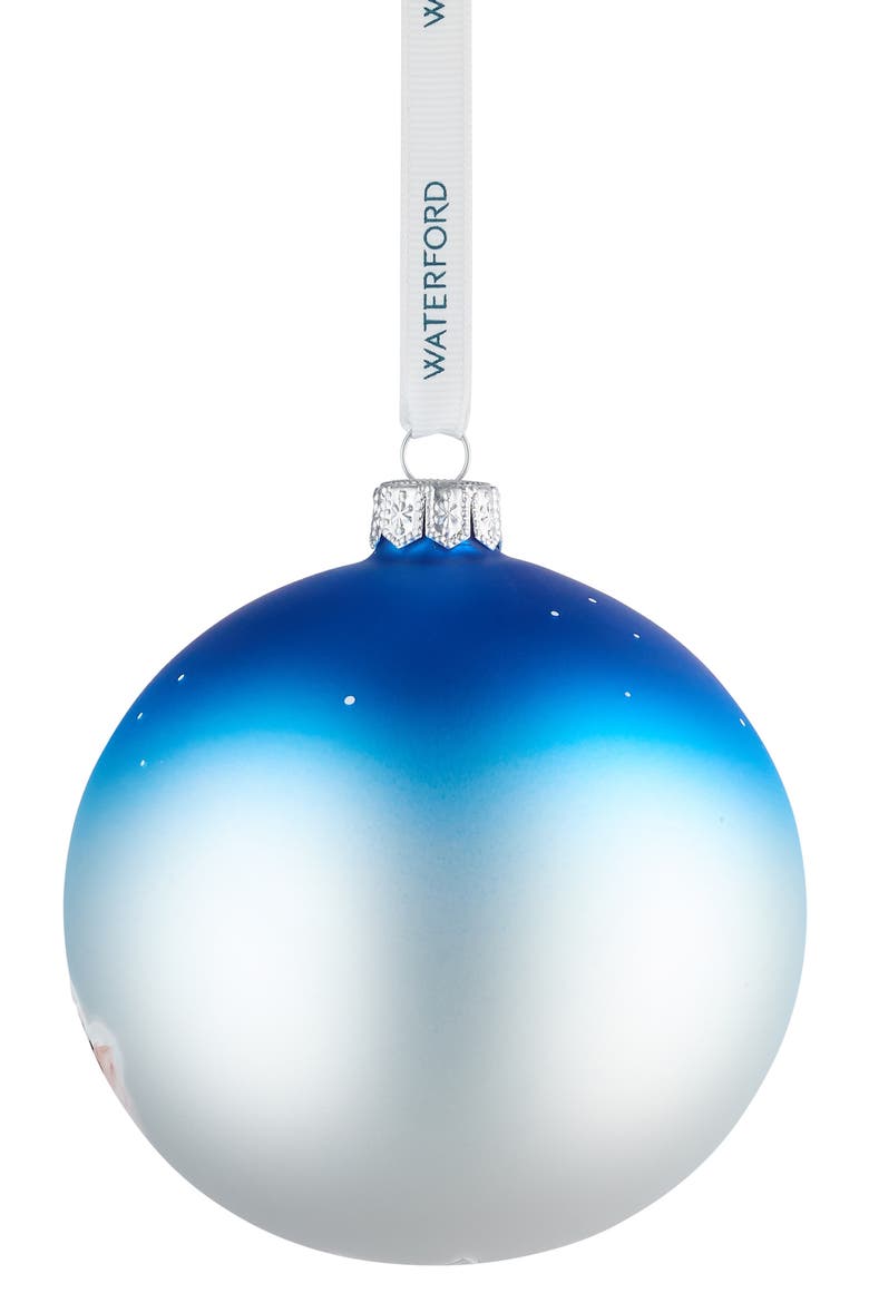 Holiday Heirlooms Winter Scene Glass Ornament, Alternate, color, MULTI