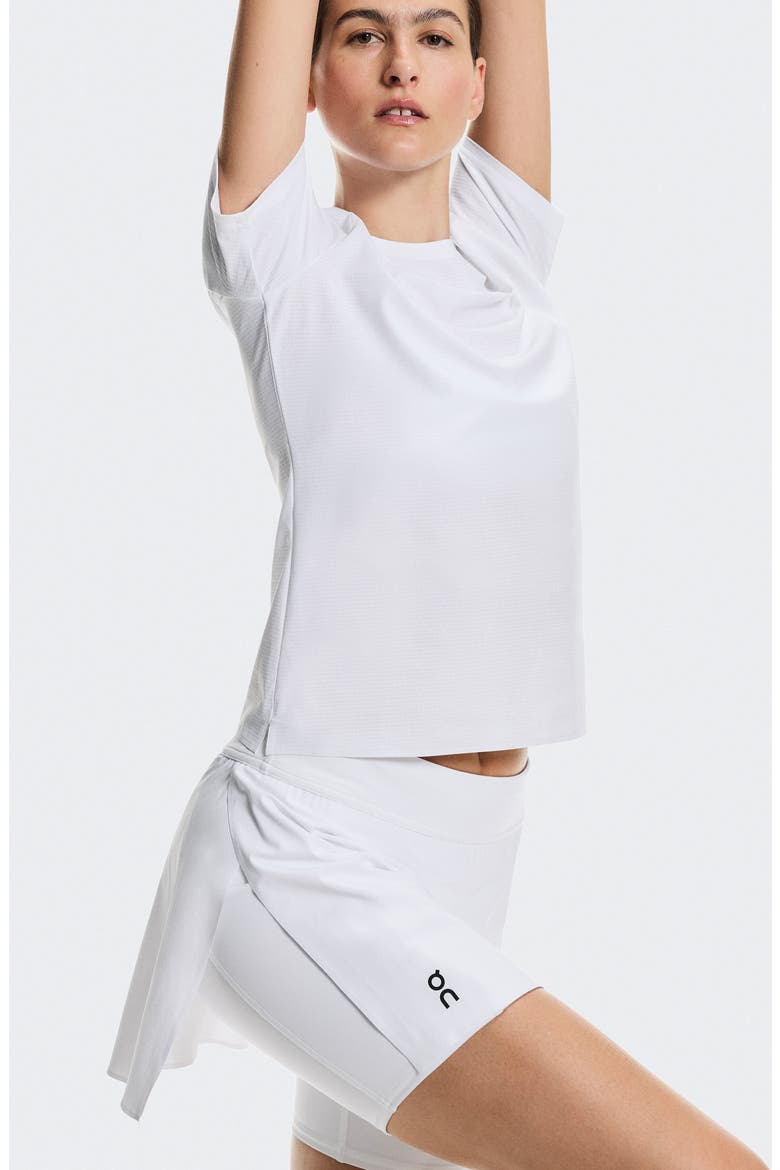 Court Split Skirt, Alternate, color, WHITE