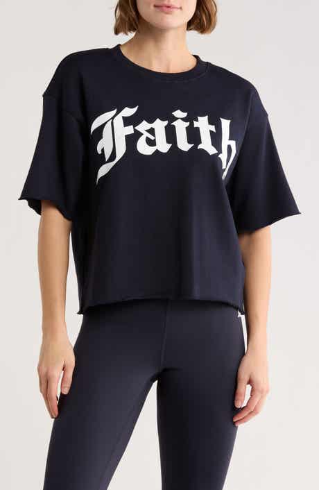 Faith Connexion Meet & Greet Short Sleeve French Terry Sweatshirt