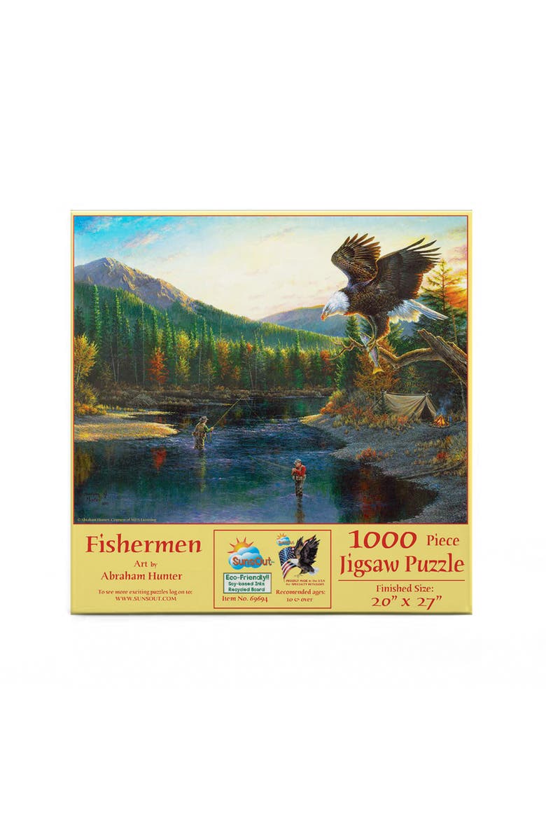 Sunsout Fishermen 1000 piece Jigsaw Puzzle for Adults, Alternate, color,