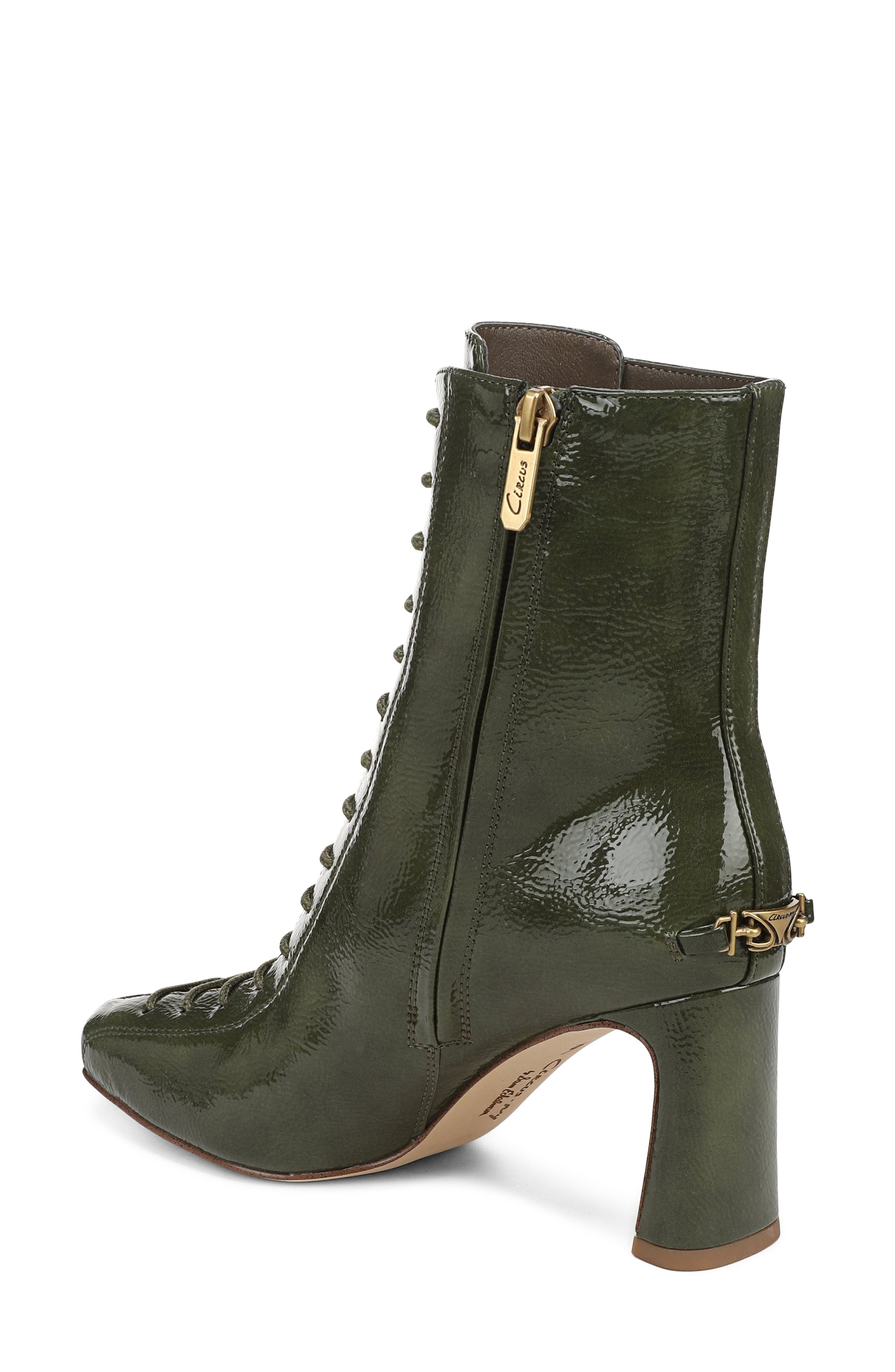 Kendra Block Heel Bootie, Alternate, color, OLIVE
