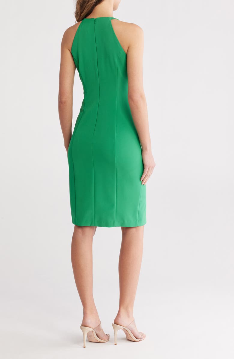 Vince Camuto Laguna Halter Neck Ruffle Body-Con Dress, Alternate, color, 