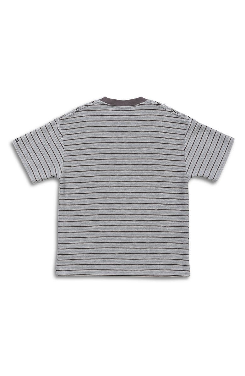 Maui & Sons Dobby Days Oversize Stripe T-Shirt, Alternate, color, Iron