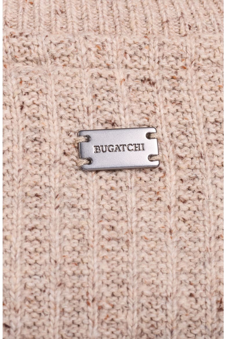 Rib Quarter Zip Sweater, Alternate, color, GINGER
