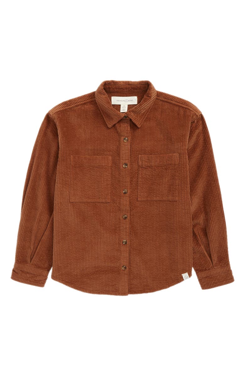 Treasure & Bond Kids' Corduroy Button-Up Shirt, Main, color, 