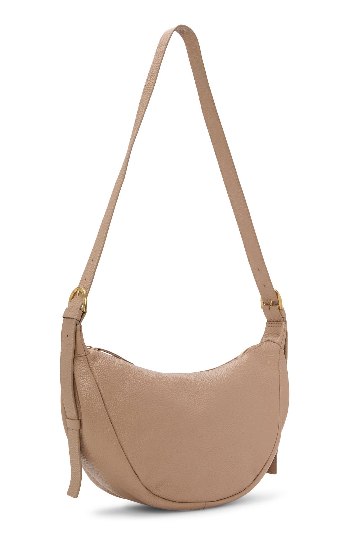 Jenna Leather Crossbody Bag, Alternate, color, MEDIUM BROWN