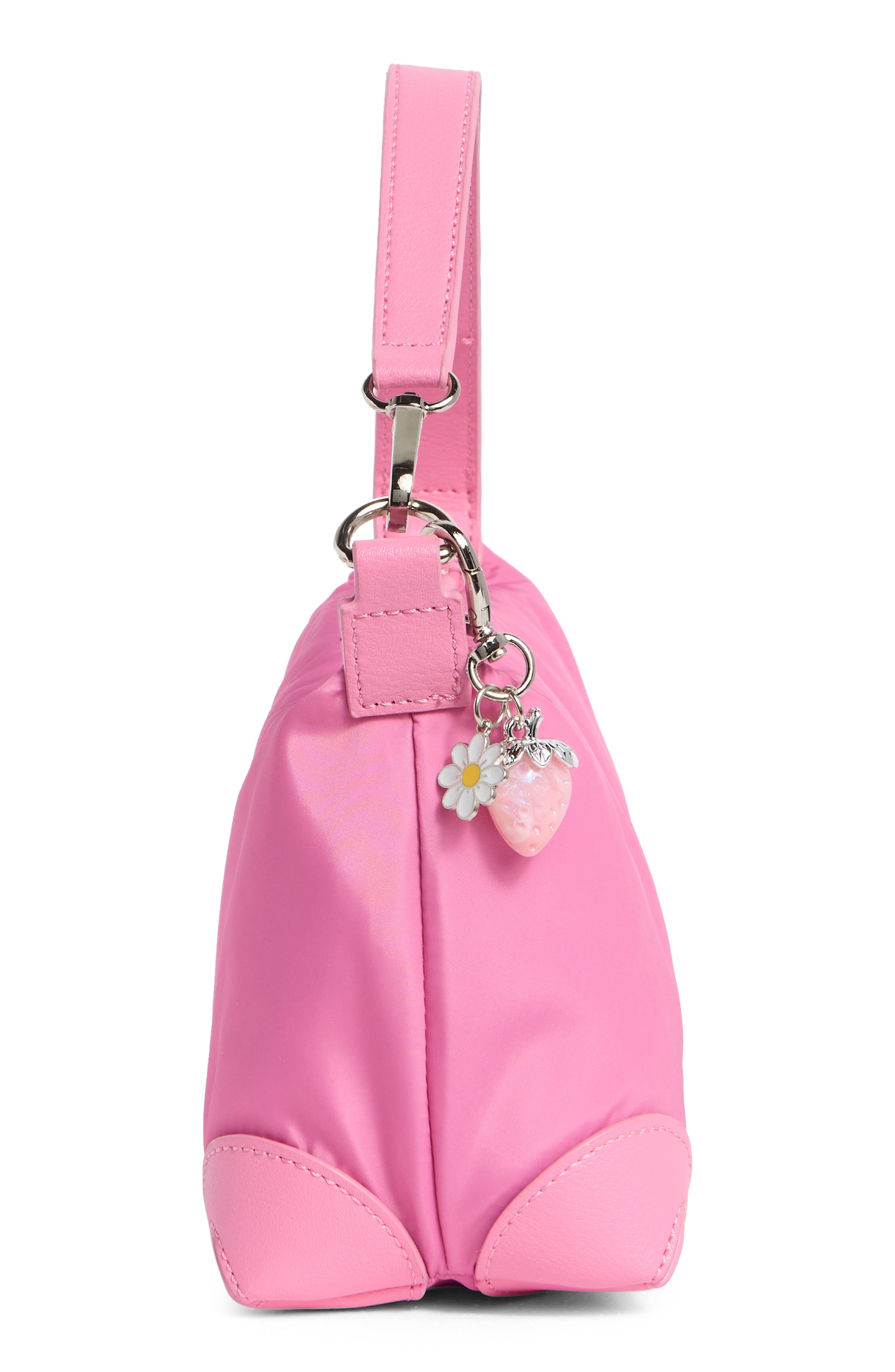 Madden Girl Nylon Camera Bag, Alternate, color, Soft Berry