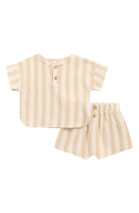 Kids' Boxy Organic Cotton Top & Shorts Set (Baby & Toddler)