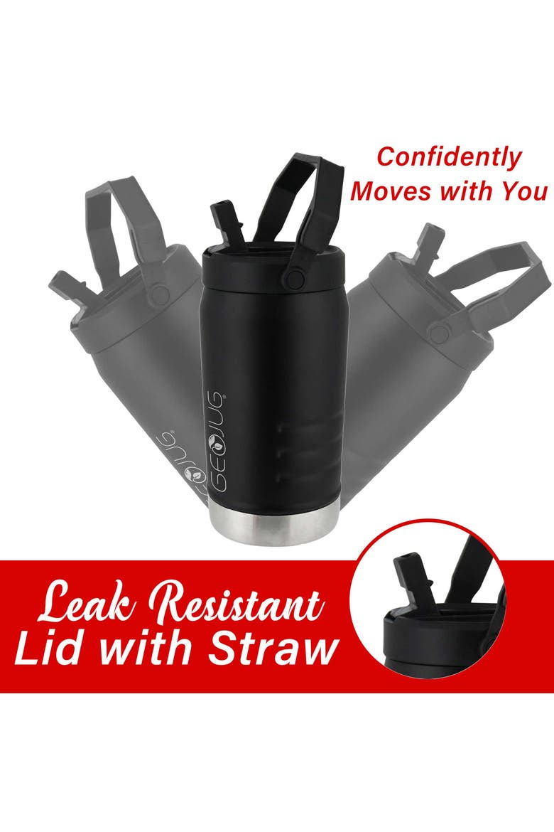 40oz Stainless Steel Insulated Water Bottle, Alternate, color, Black
