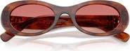 Miu Miu 50mm Oval Sunglasses