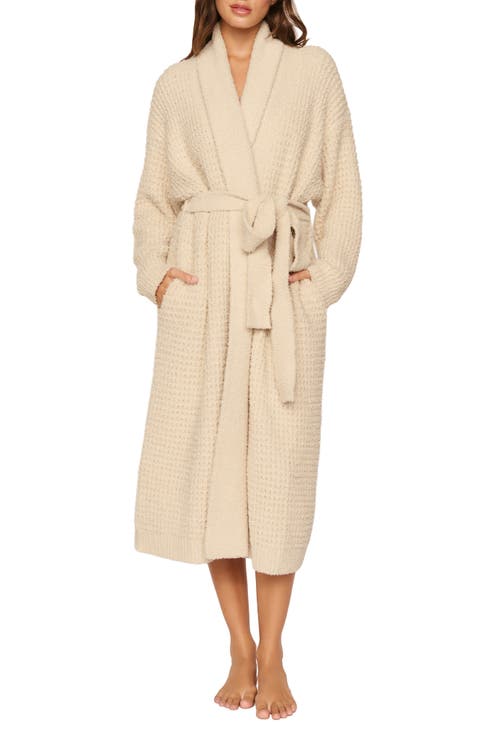 Bouclè Waffle Knit Robe
