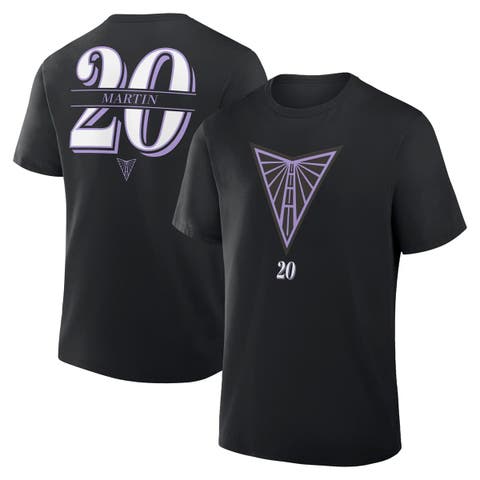 Men's Fanatics Kate Martin Eclipse Black Golden State Valkyries In The Paint Name & Number T-Shirt
