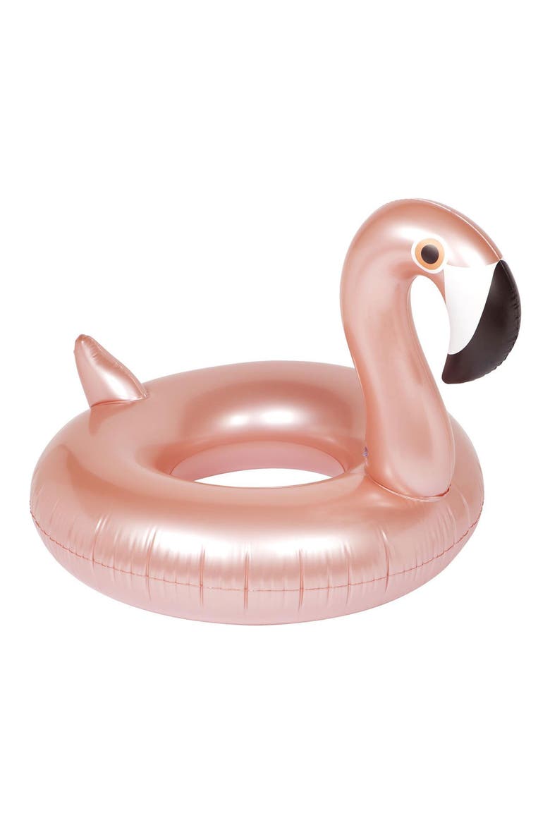 Luxe Flamingo Pool Ring, Main, color, ROSE GOLD
