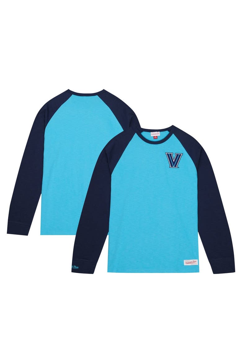 Men's Mitchell & Ness Light Blue Villanova Wildcats Legendary Slub Raglan Long Sleeve T-Shirt, Alternate, color, Light Blue