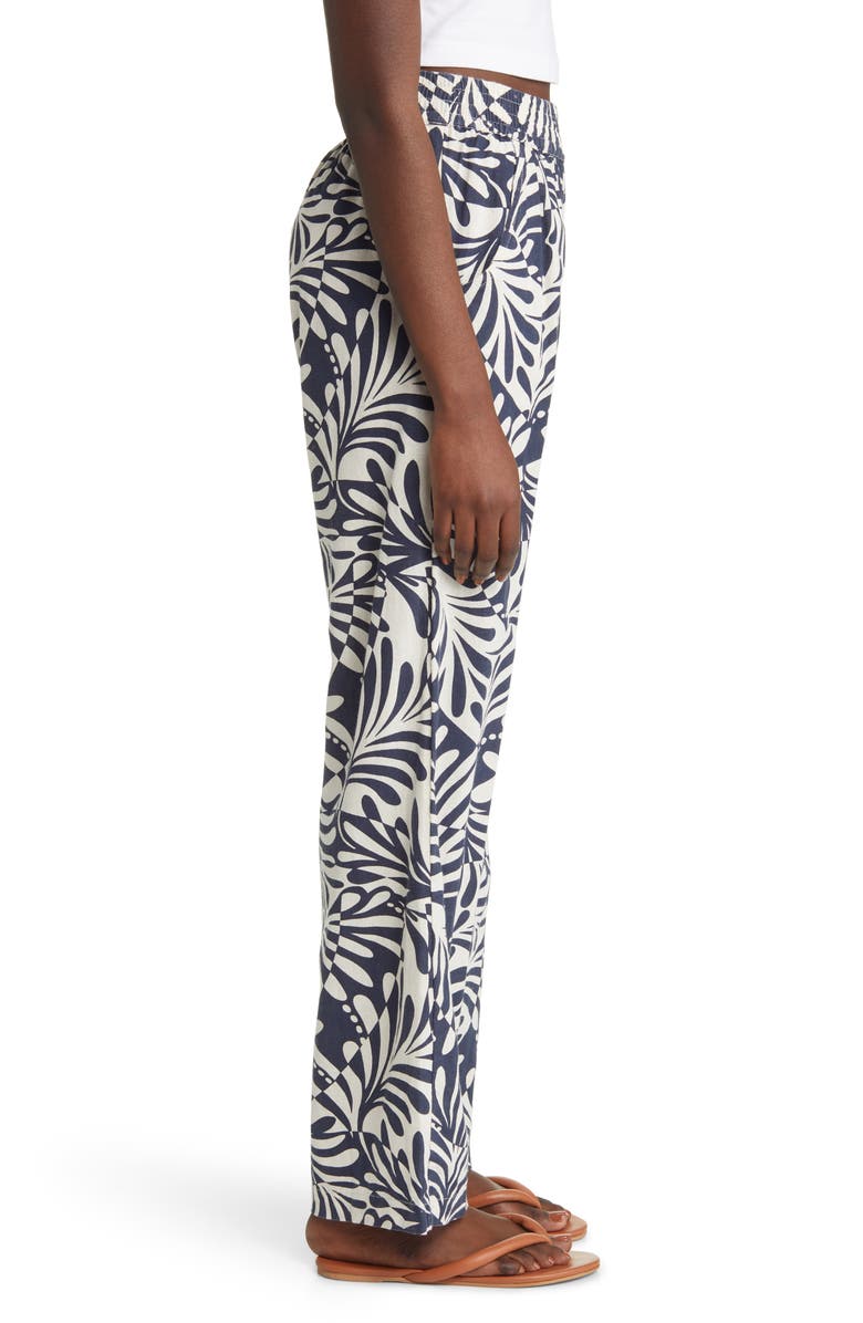 Rip Curl Afterglow Wide Leg Cotton Pants, Alternate, color, 