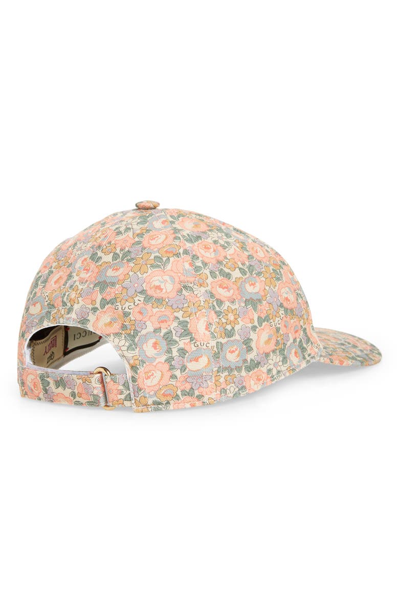 Gucci x Liberty London Floral Baseball Cap, Alternate, color,