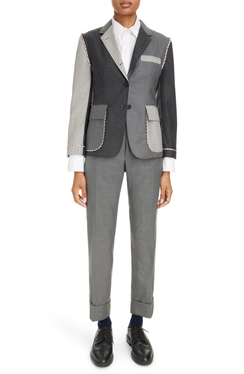 Thom Browne Fun-Mix Unconstructed Fit Wool Sport Coat, Main, color, 