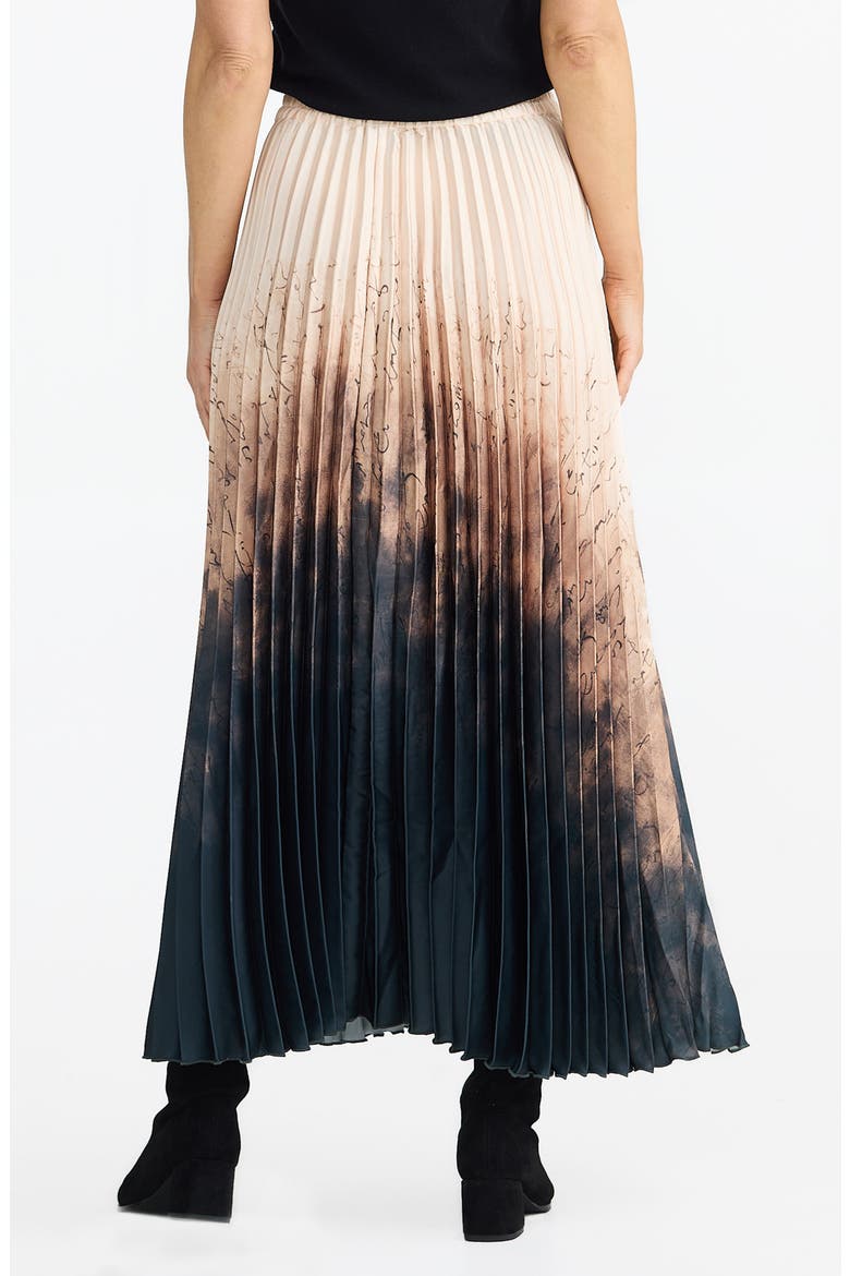 Alias Pleated Maxi Skirt, Alternate, color, CALLIGRAPHY