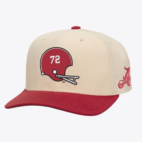 Men's Mitchell & Ness Cream/Crimson Alabama Crimson Tide Two-Tone Pro Crown Adjustable Hat
