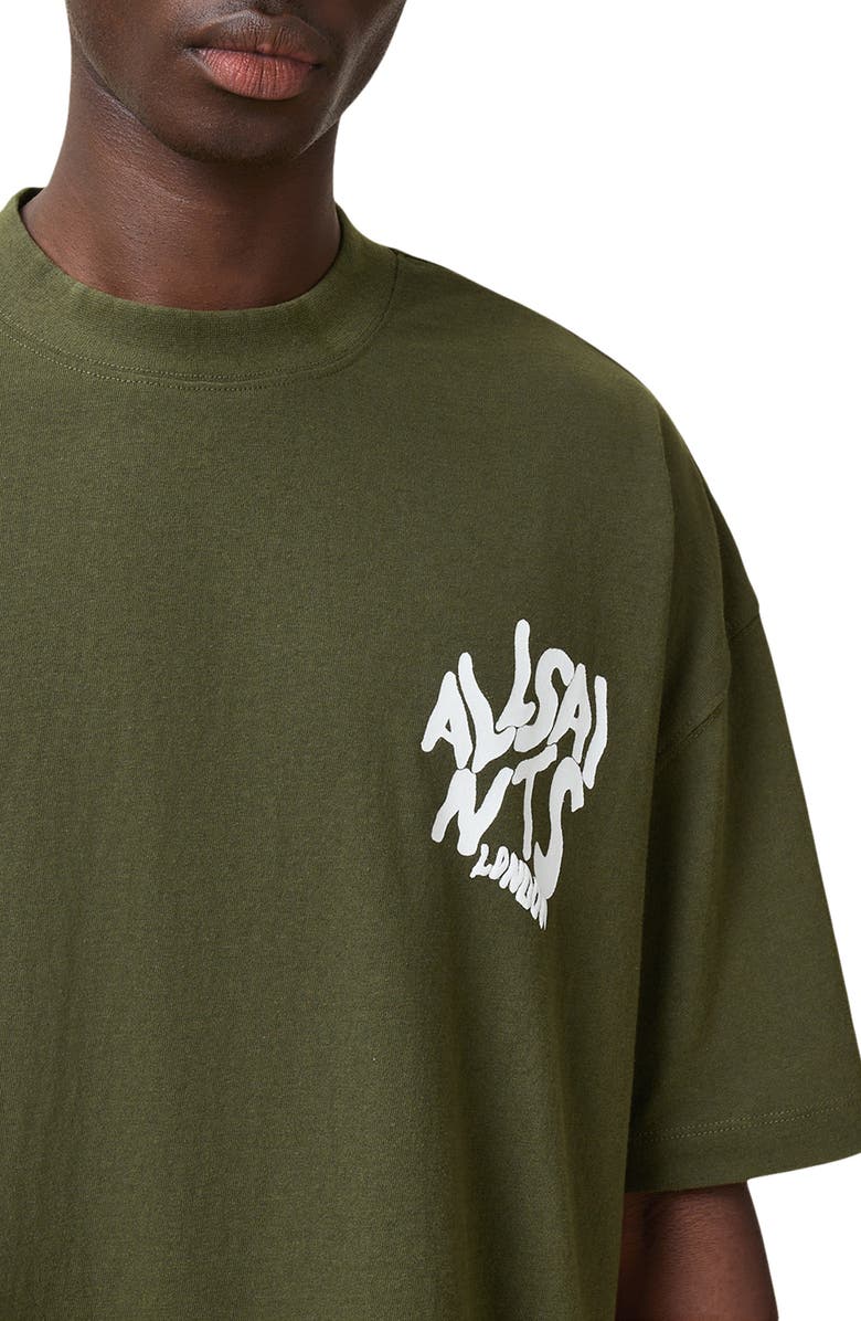 AllSaints Orlando Logo Graphic T-Shirt, Alternate, color,