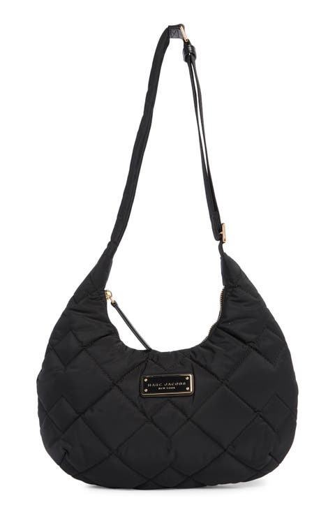 Quilted Nylon Shoulder Bag