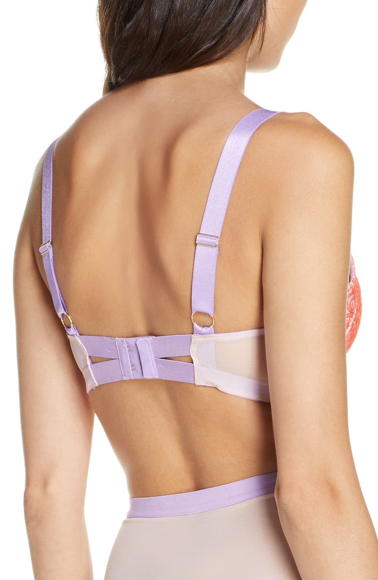 Dora Larsen Sophie Half Pad Underwire Balconette Bra, Alternate, color, 